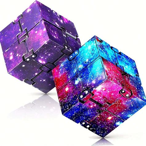 Infinity Cube Fidget Toys Galaxy Space Fidget Cube Toys Fidget Blocks