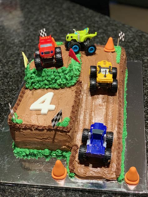 monster truck birthday cake 10
