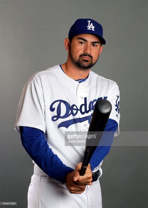 The Los Angeles Dodgersbaseball Player Poses For A Portrait In This