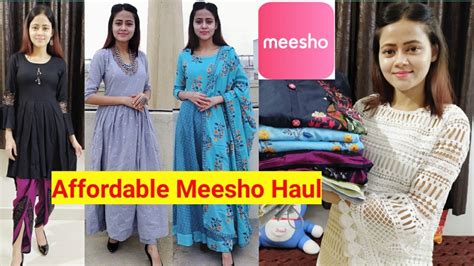 Meesho Anarkali Kurta Haul Meesho Kurta Set Haul Meesho Dress Kurta