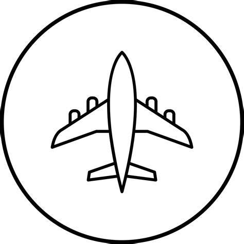 Aeroplane Vector Icon 20660352 Vector Art at Vecteezy