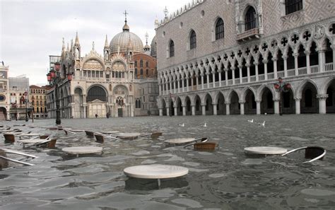 Venecia Inundada Acqua Alta Histórica Diario Río Negro