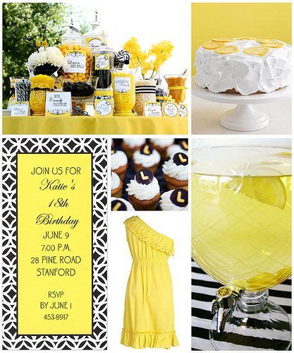 Yellow And Black Birthday Party Yellow Birthday Parties Yellow Party