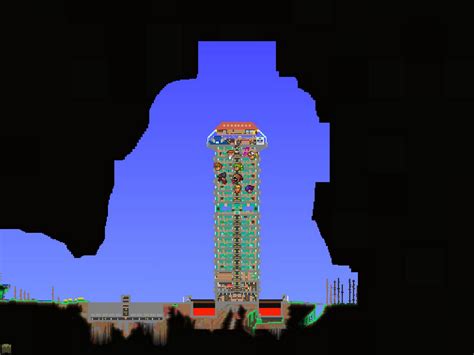 Defense Tower map for Terraria Карты Terraria Defense удержание