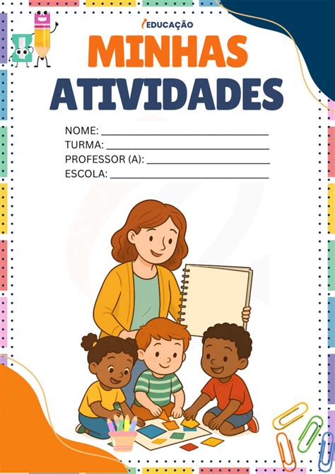 Portfólio Educação Infantil Pdf - Modelos de Portfólio para Educação Infantil com PDF Gratuito
