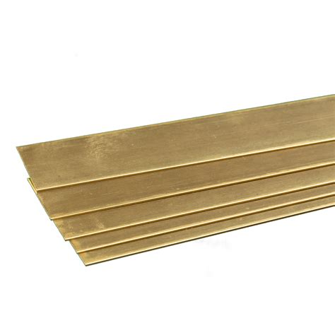 Brass Strip 0032 Thick X 1 Wide X 36 Long 5 Pieces Ksmetals