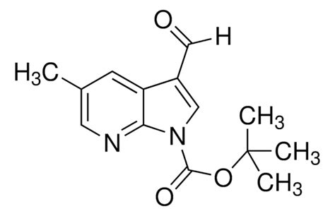 Tert Butyl 3 Formyl 5 Methyl 1H Pyrrolo 2 3 B Pyridine 1 Carboxylate