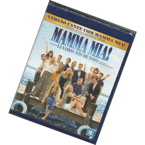 Blu ray Mamma Mia La Vamos Nós De Novo Meryl Streep Lacrado no Shoptime