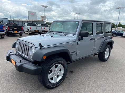 Certified Pre Owned 2018 Jeep Wrangler JK Unlimited Sport S Sport