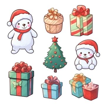 Cute Christmas Element Decoration Element Christmas Element Gift Png