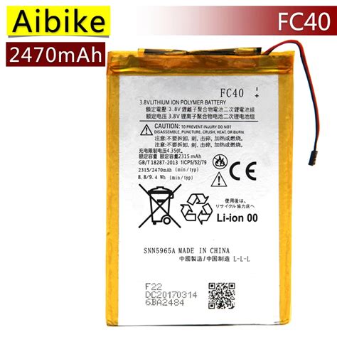 Aibike New Original Mobile Phone Battery Fc For Motorola Moto G