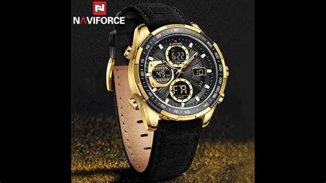 Naviforce Black Belt Watch Easy Shopping Zone Bangla Watch