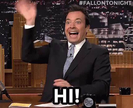 Hello GIF - Hi Jimmyfallon - Discover & Share GIFs