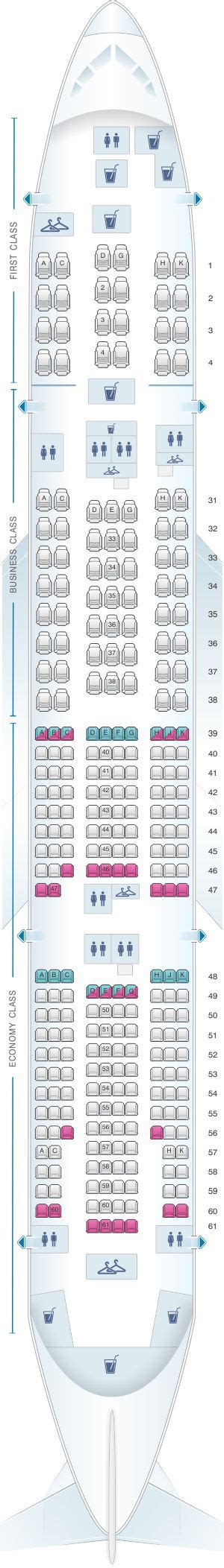 Seat Map China Southern Airlines Boeing B777b China Southern Airlines Airlines Boeing