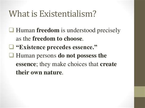 Philosophy of Education: Existentialism