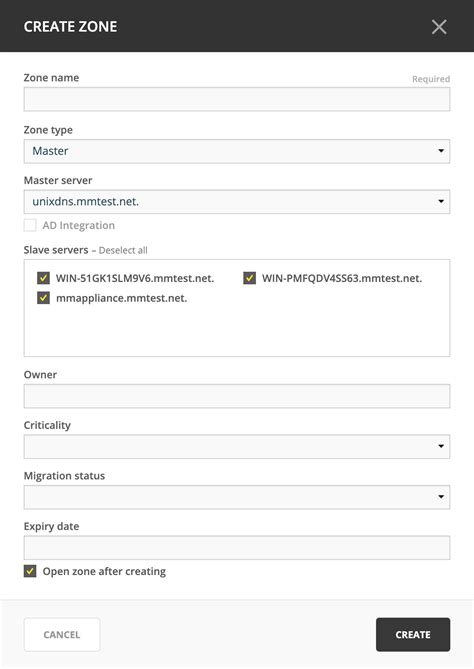 Managing DNS Zones And Records Micetro By Men Mice 10 6 Documentation