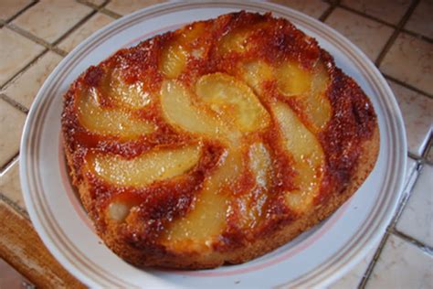 Recette de Gâteau renversé aux poires