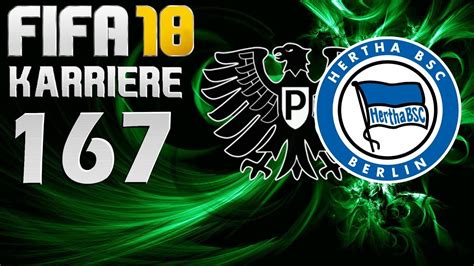 FIFA 18 Karrieremodus Part 167 Bundesliga 15 Spieltag Hertha