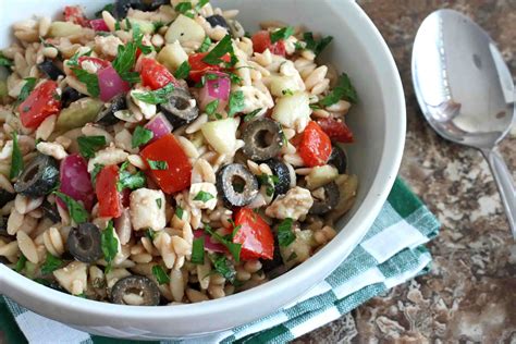 Greek Orzo Salad The Daring Gourmet