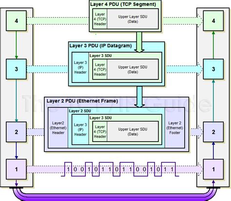 The Tcpip Guide Data Encapsulation Protocol Data Units Pdus And