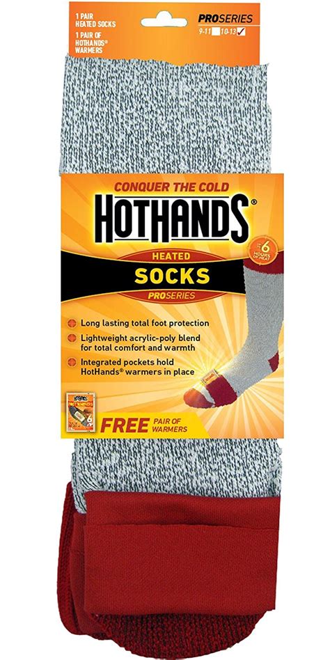 HotHands Socks With Chemical Warmer Pockets - Electric Socks