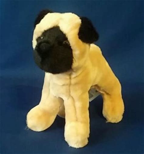 Pug Stuffed Animal Plush Toy "Punky" at Anwo.com Animal World®