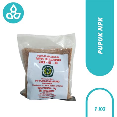 Pupuk NPK 30-6-8 - Pupuk NPK Kujang Repack 1 Kg - Pupuk Padi | Lazada ...