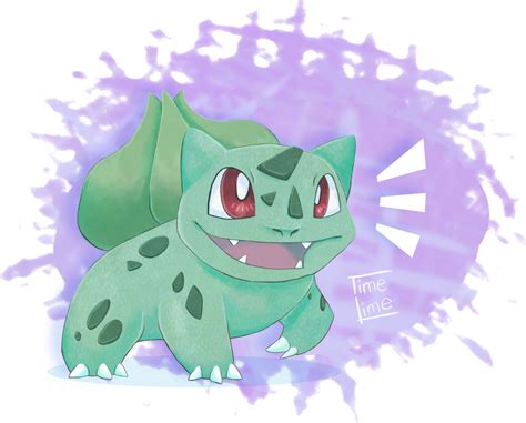 001 Bulbasaur By Time Lime On Deviantart