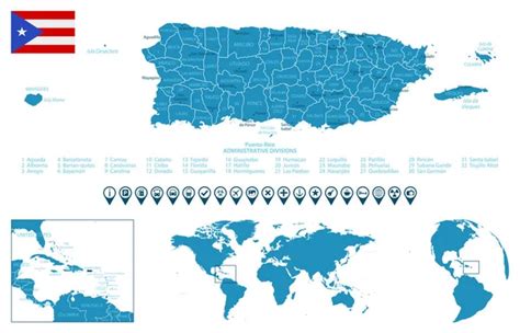 Puerto Rico Mapa De La Bandera Fotos De Stock Im Genes De Puerto Rico