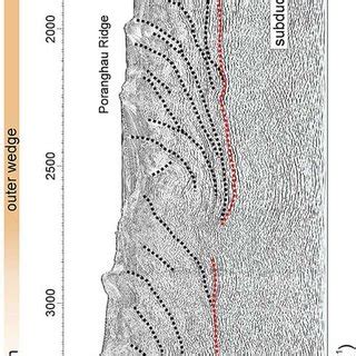 Seismic Reflection Line Cm Location Figure Dotted Red Line