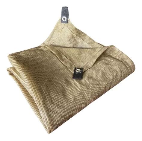 Malla Sombra 90 Raschell Beige De 3m X 4m Ojillos Añadida Meses sin