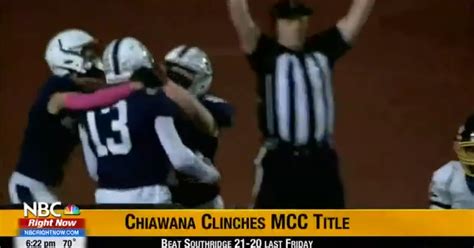 Chiawana Football Clinches Mcc Title With Win Over Southridge On Friday