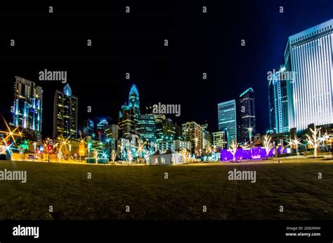 Charlotte north carolina city skyline Stock Photo - Alamy