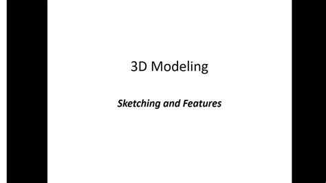 3d Modeling Youtube