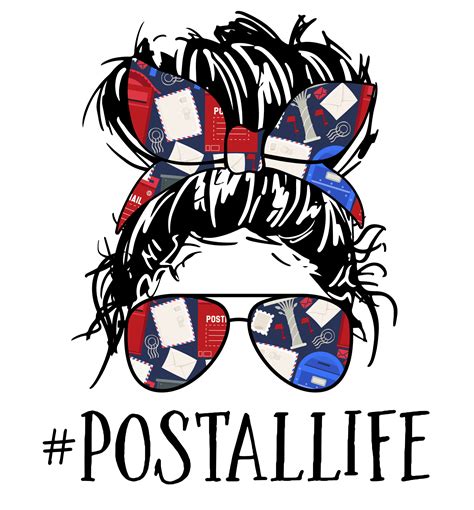 Postal Life Messy Bun Design Transfer Southern Dream Ga