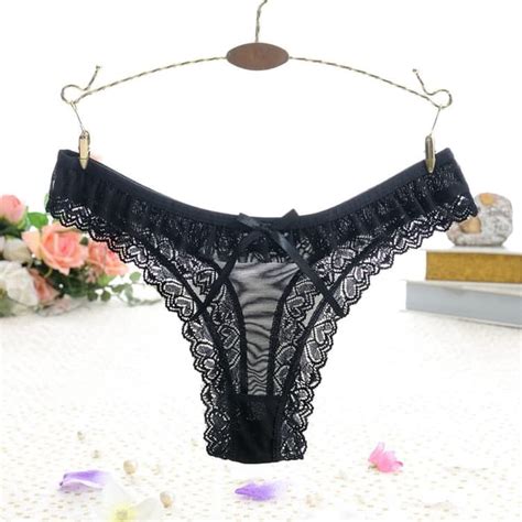 Jual Sexy G String Wanita Lingerie Celana Dalam Bahan Transparan C