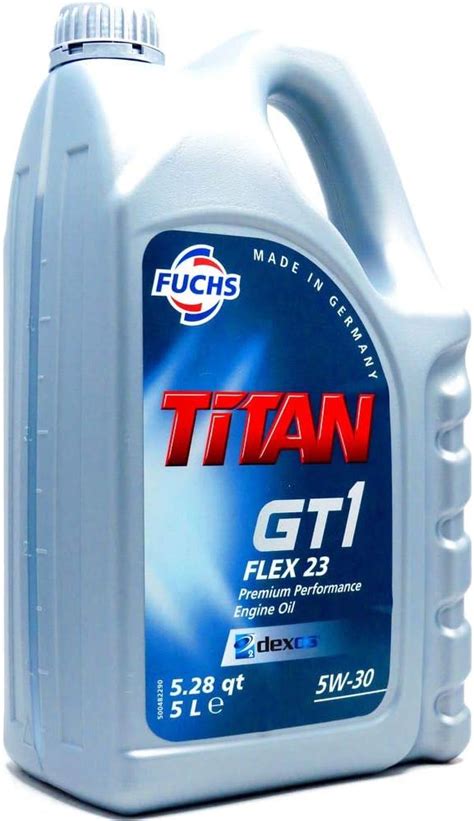 Fuchs 5 Litre Titanium GT1 Flex 23 SAE 5W 30 Amazon De Automotive