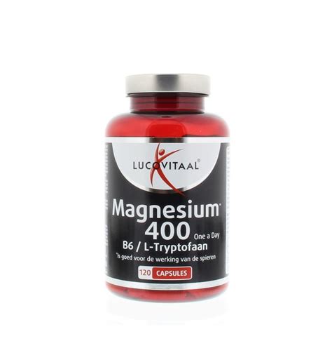 Lucovitaal Magnesium 400 Met B6 En L Tryptofaan 120 Capsules