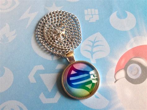 Key Stone Glass Pokemon Pendant By Thewhimsicalstar On Etsy