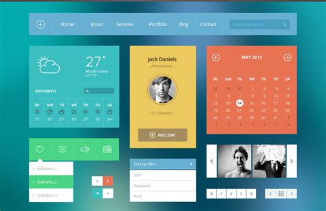 Free Flat Ui Kits To Speed Up Your Workflow