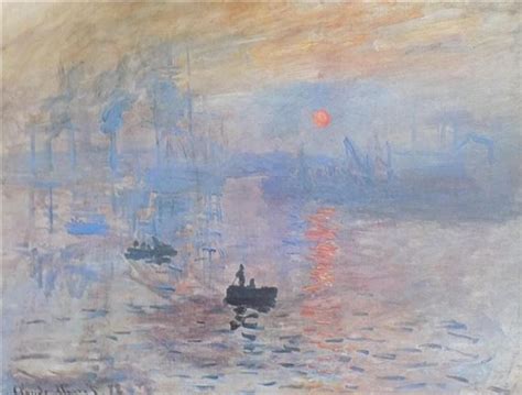 Claude Monet Impression Sunrise 1872 Mutualart