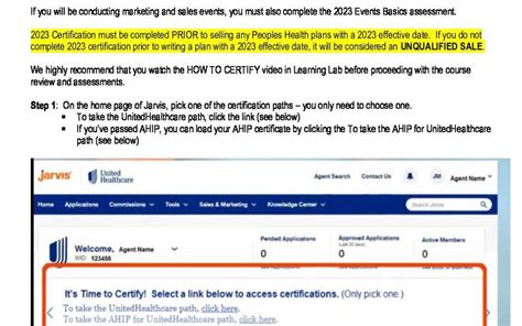 Certification Instructions Agent Pipeline