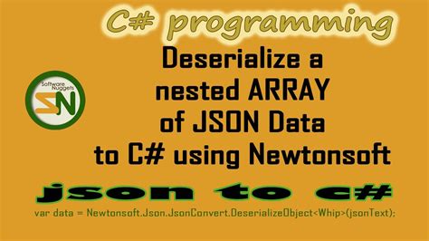 How To Deserialize Json Nested Arrays Into C Using Newtonsoft Youtube