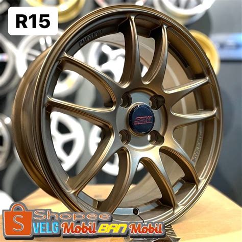 Jual Velg SSW S222 15x6 5 Et38 Pcd 4x100 Bronze Velg Mobil CR KAI Ring