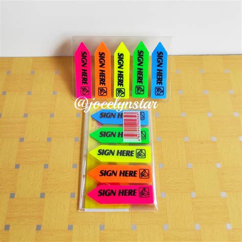 Jual Sign Here Sticky Notes Sticky Page Makers Bentuk Panah Memo