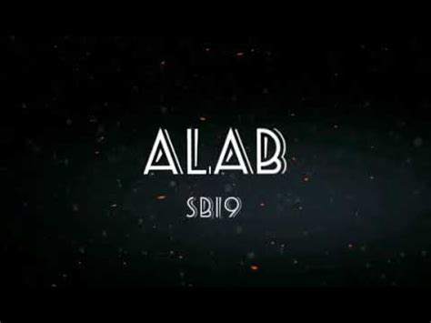 SB19 ALAB Burning Lyrics YouTube