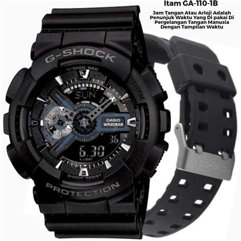 Jual JAM TANGAN PRIA CASIO G SHOCK MIYOTA TYPE GA110 BATERAI Di