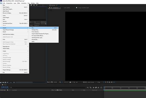 Splitting Clips In Adobe After Effects Step By Step