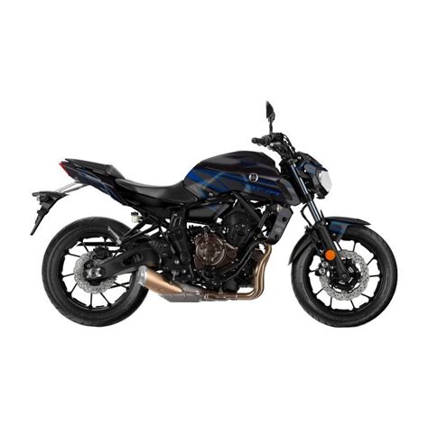 Kit D Co Kutvek Brillant Replica Noir Bleu Yamaha Mt Pi Ces