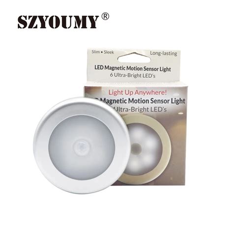 Szyoumy Led Luz Pir Inal Mbrico Auto Sensor Movimiento Detector